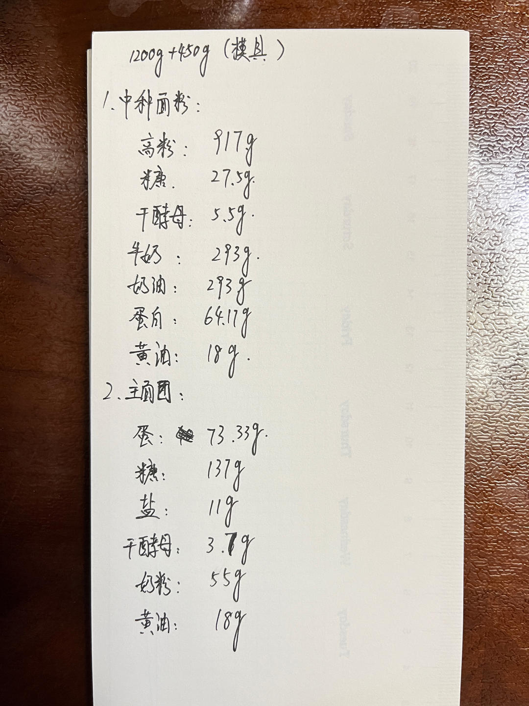 中种巧克力奶油吐司