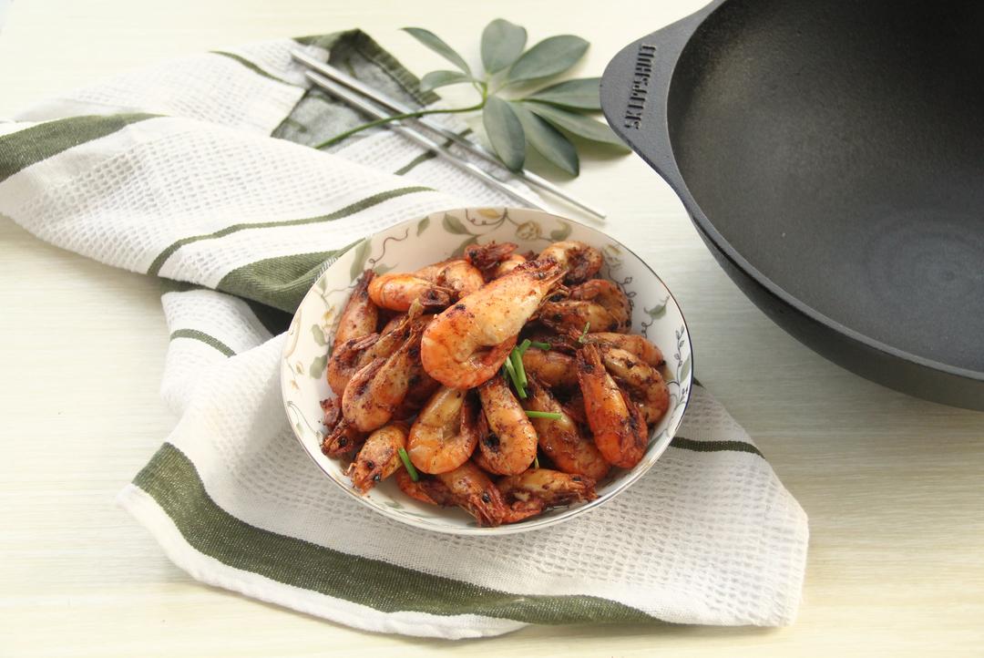 茄汁油焖虾的做法