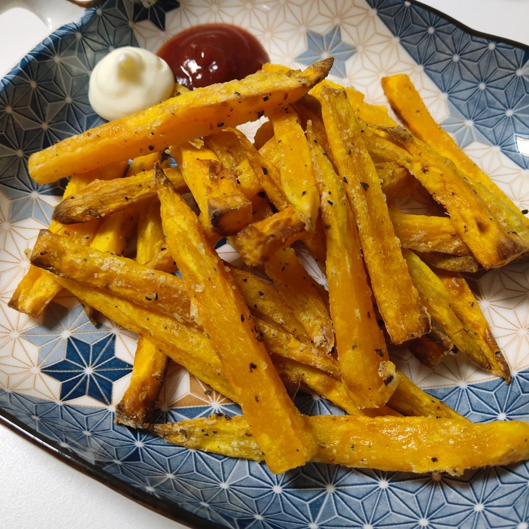 橄榄油炸红薯条『可甜可咸』【东菱空气炸锅食谱】