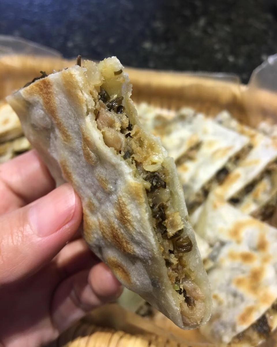梅干菜猪肉烧饼