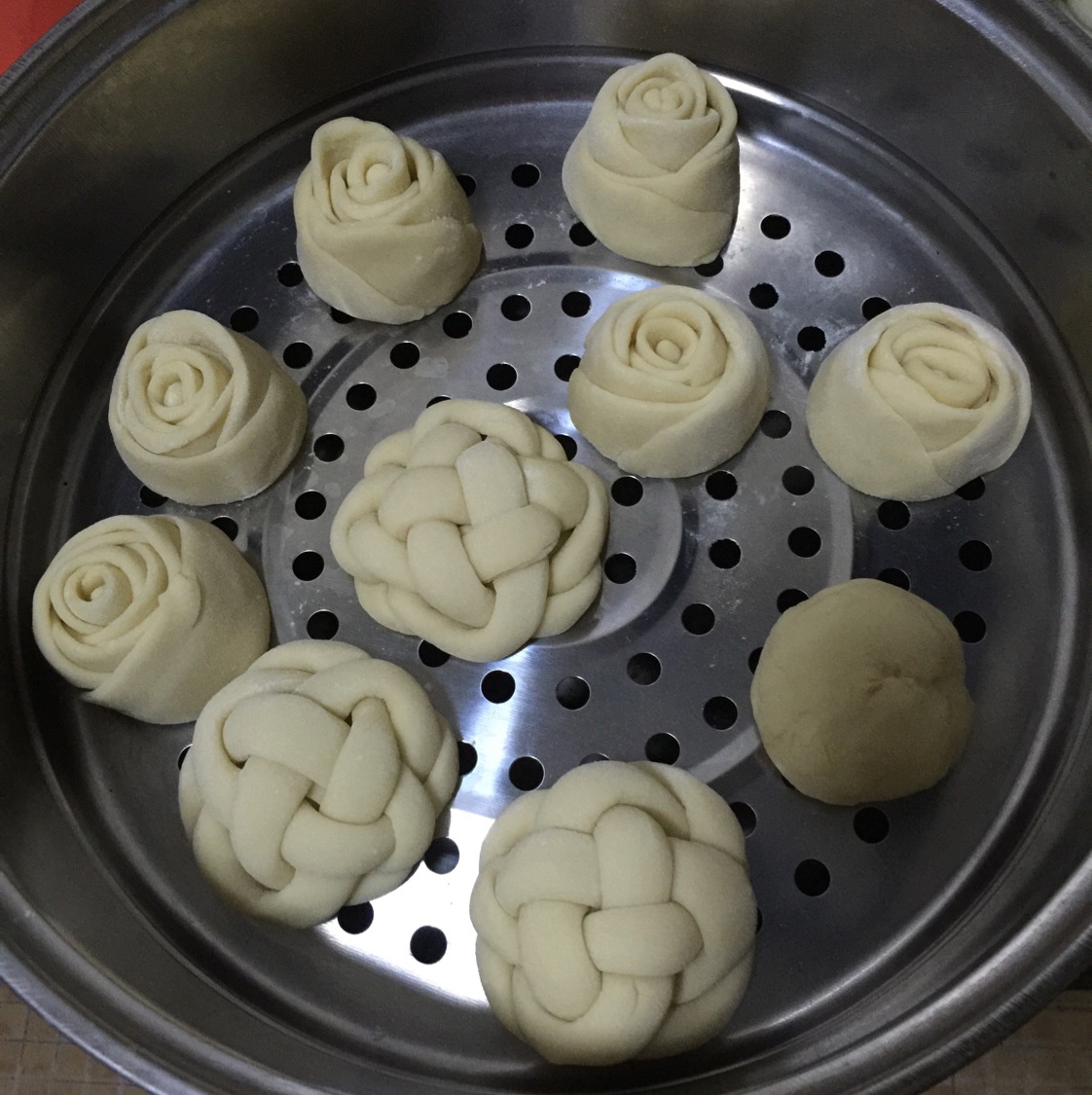 玫瑰花馒头