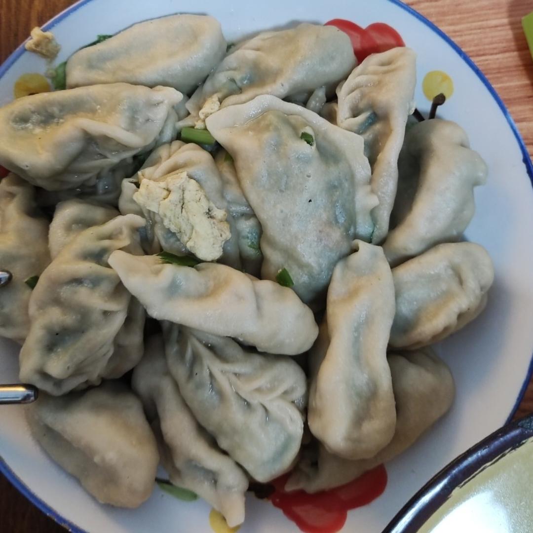 经典的韭菜鸡蛋馅儿饺子 怎么吃都不会腻