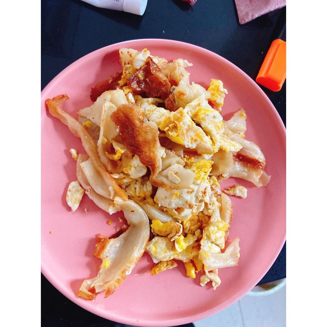 鸡蛋炒饼