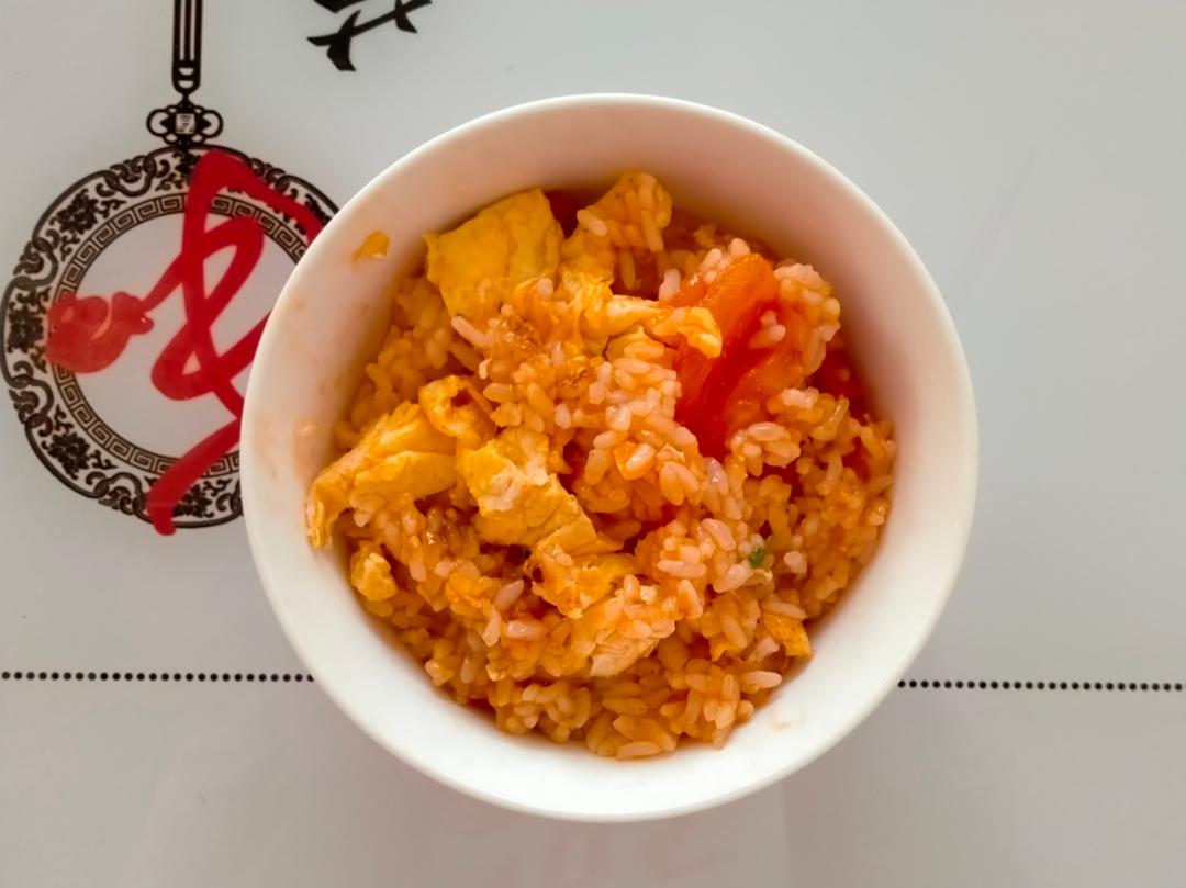 一人食｜西红柿炒蛋焖饭