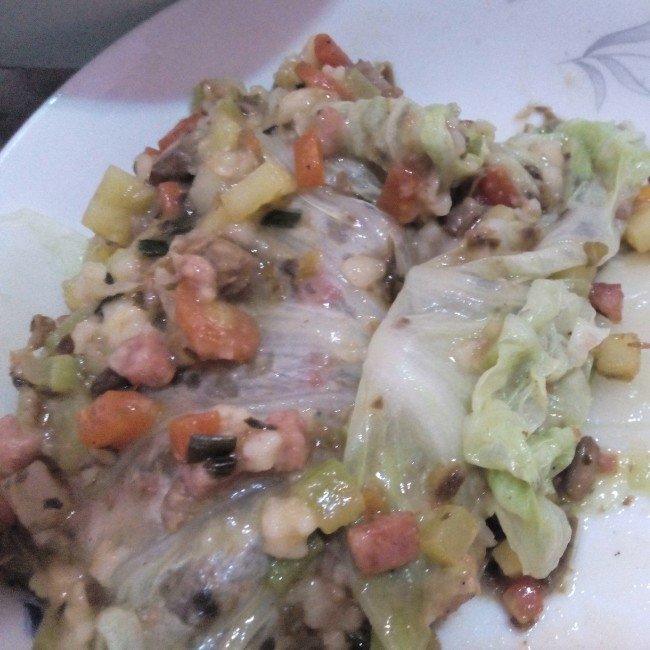 鲜香白菜包(八宝财袋)