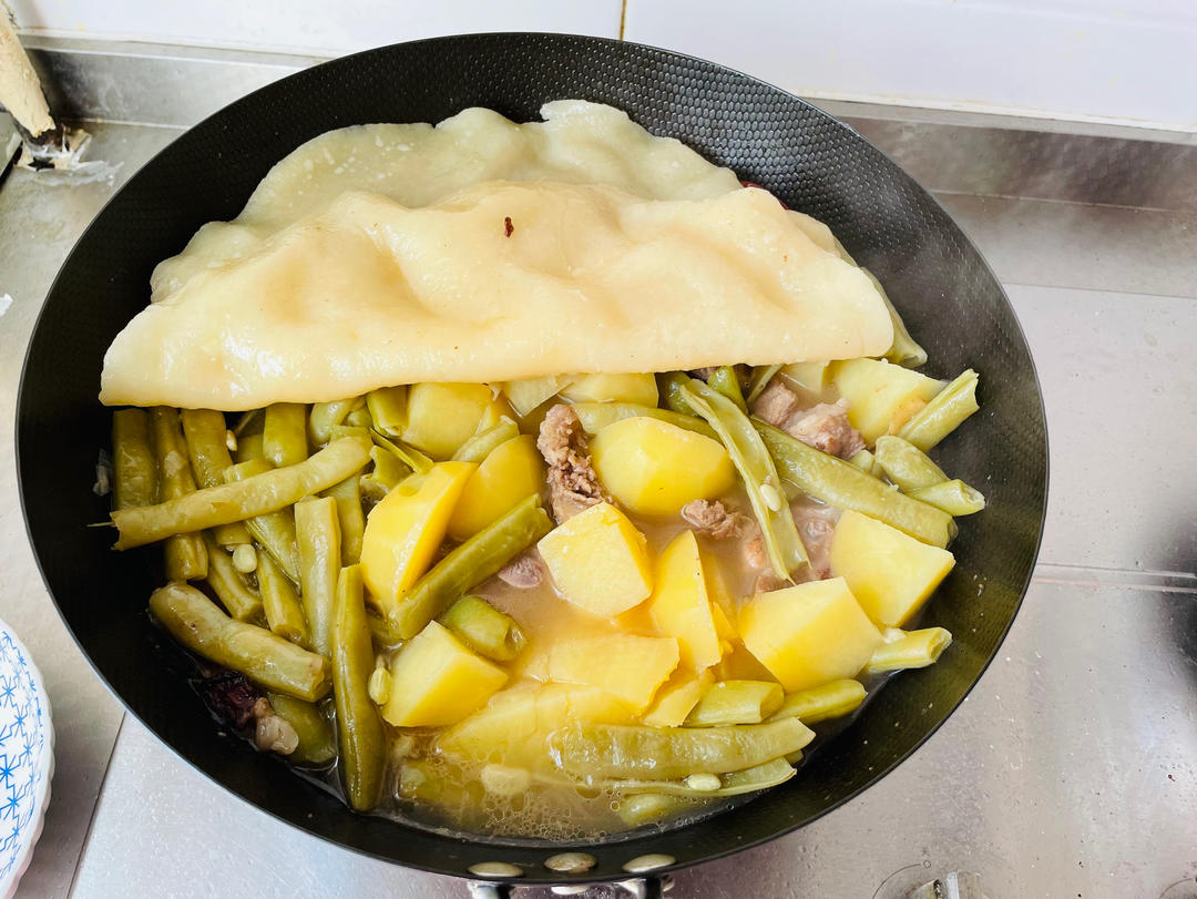 锦州特色豆角烀饼