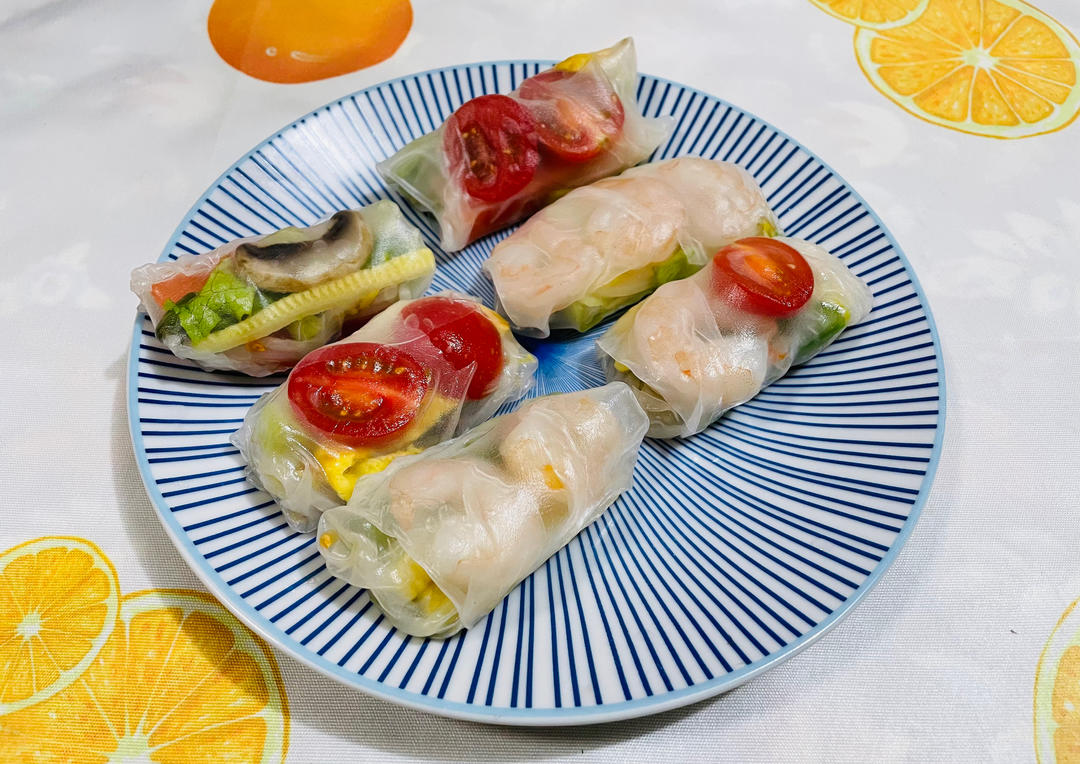 【外貌协会🌴】越南春卷（附蘸汁做法，超低热量！）