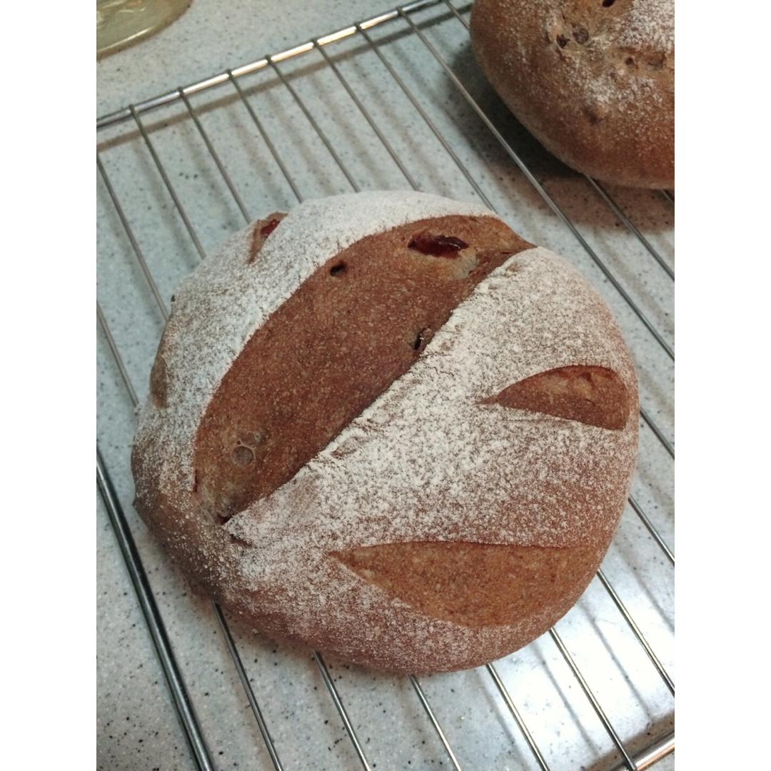 全麦核桃包～软欧包