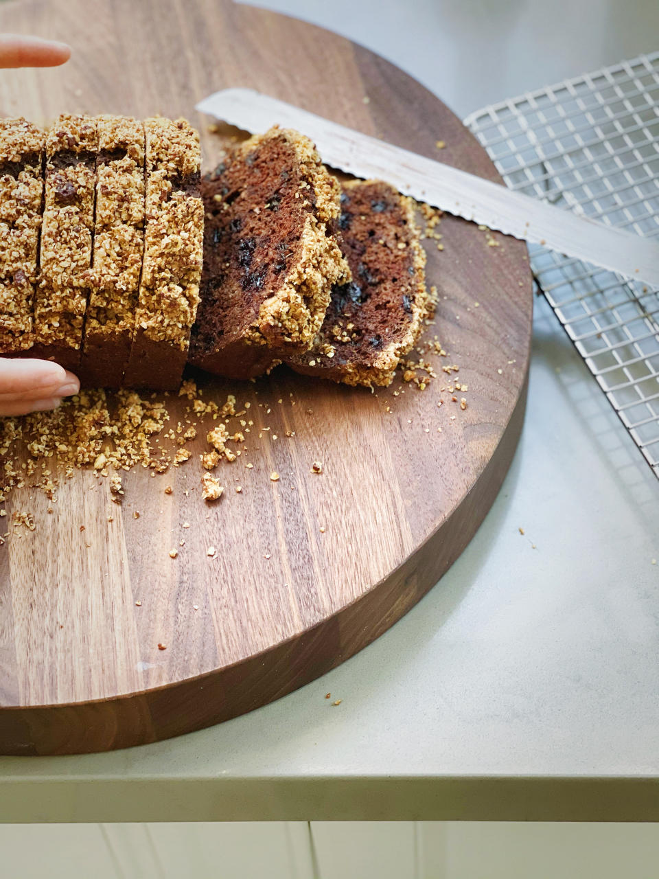 摩卡花生酥全麦快手面包丨健康·烘焙