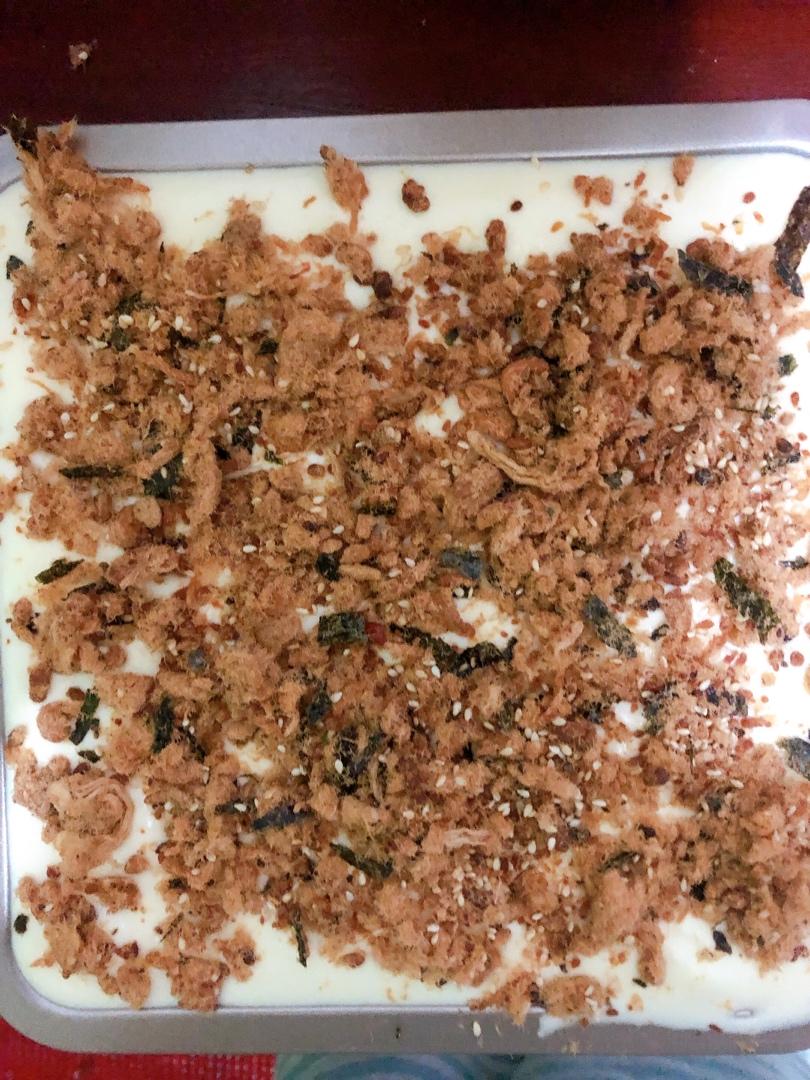 芝士夹心肉松蛋糕🍰