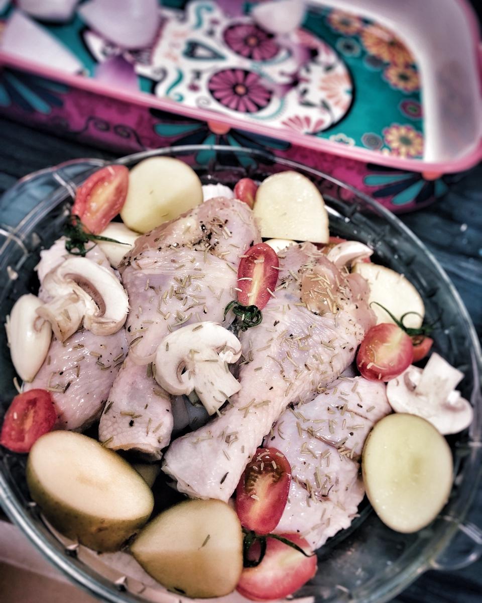 超详细 入味马杀鸡迷迭香烤鸡腿（翅）宴客必备