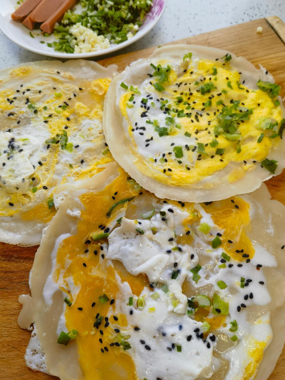 秒杀早餐摊不破皮大煎饼，步骤超详细