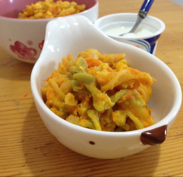 南瓜意面(Spaghetti with Pumpkin Sauce)