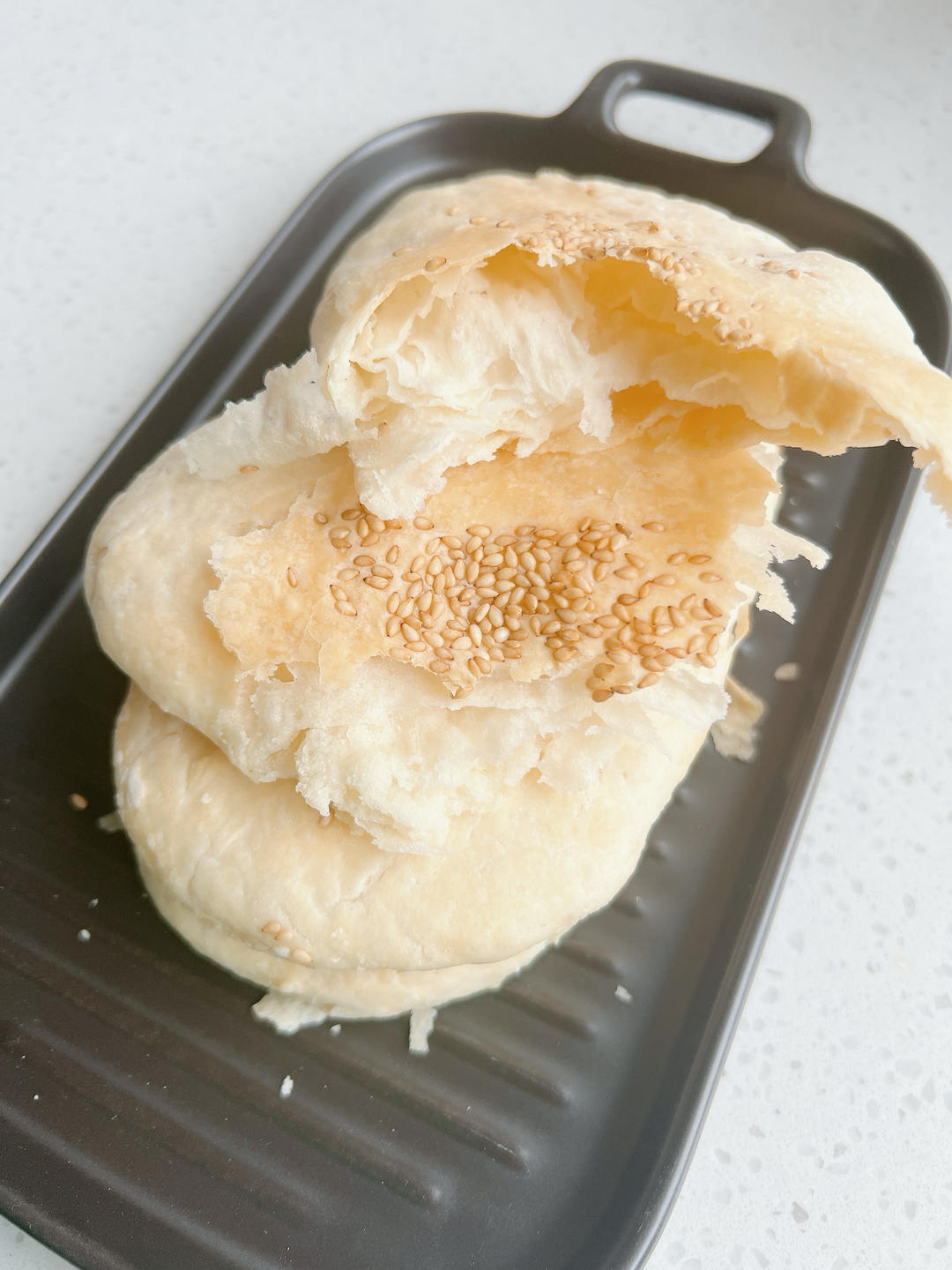 好好吃饭 ▎油酥烧饼，快速省时版