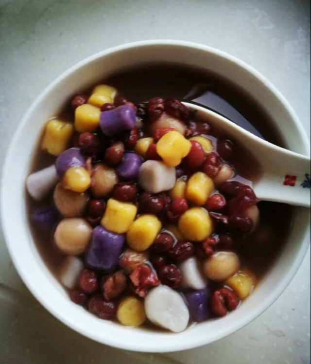 芋圆红豆汤
