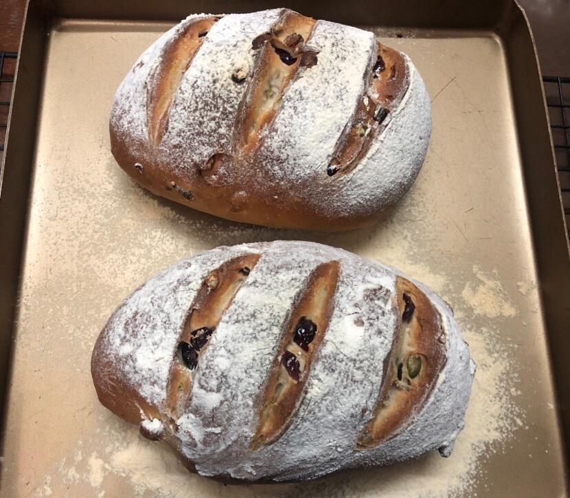 全麦核桃包～软欧包