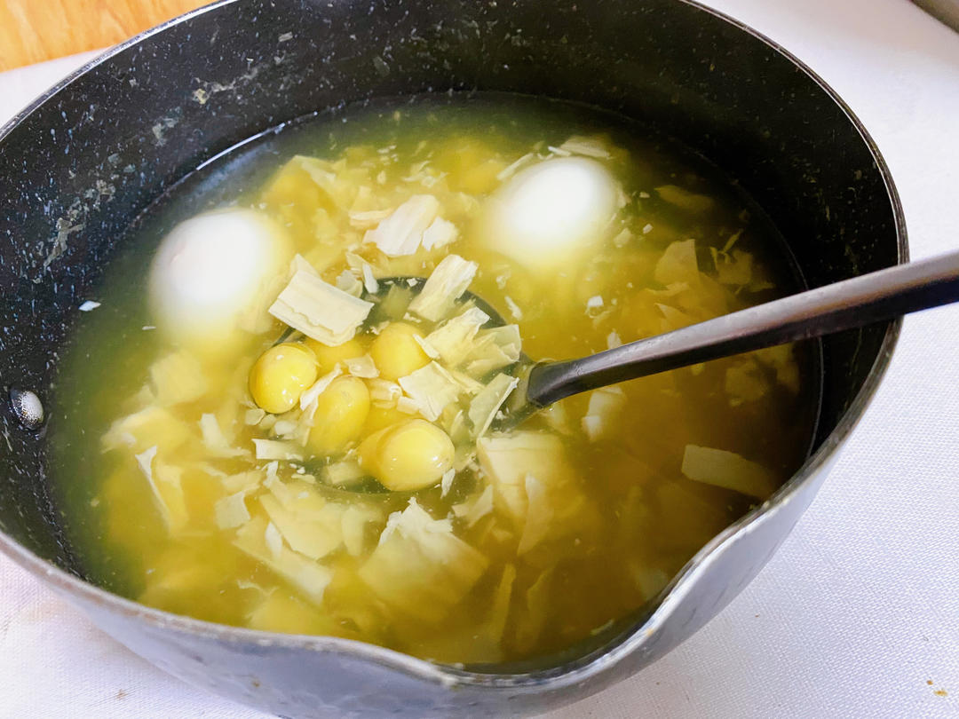 🥚腐竹白果糖水
