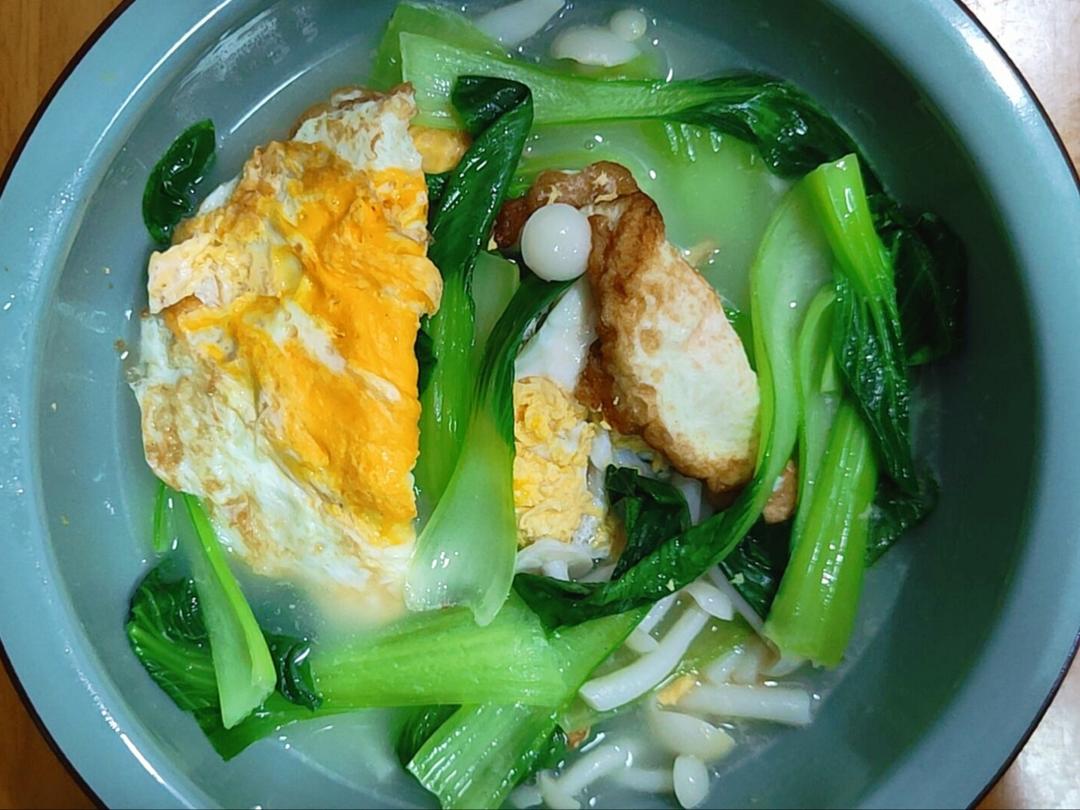 快手汤｜青菜鸡蛋汤