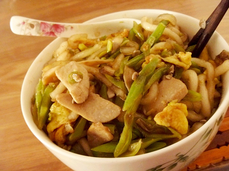 豆角丝炒土豆粉