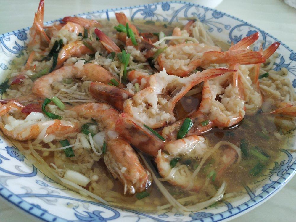 金针菇蒜蓉虾