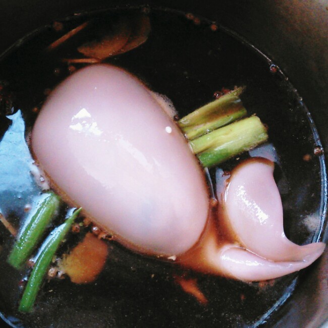 鱿鱼米肠