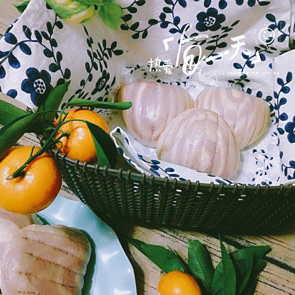 太斑斓贝壳豆沙包