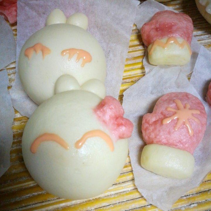 简单花样馒头（六）奶香小兔馒头