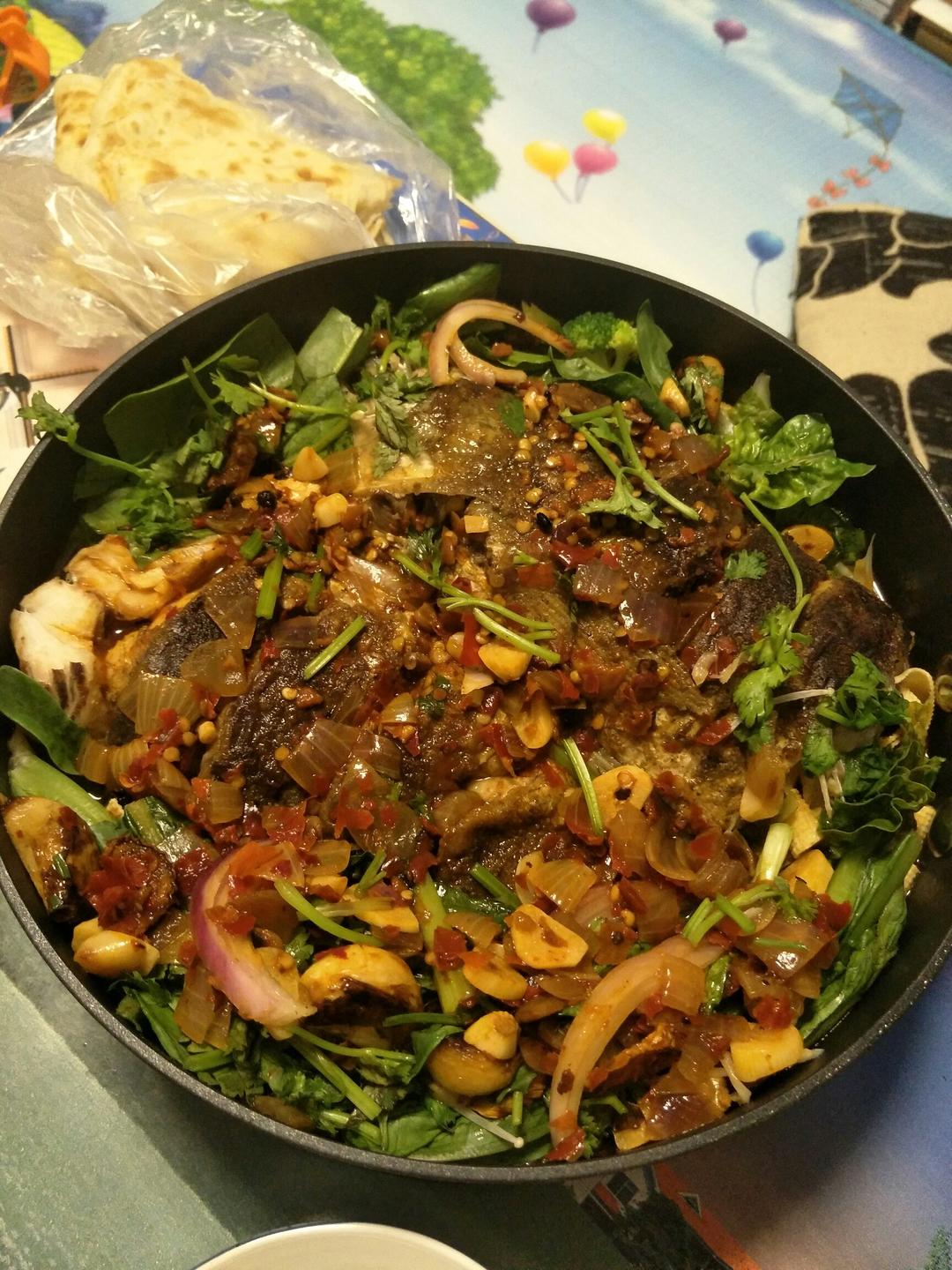 平底锅烤鱼（麻辣）