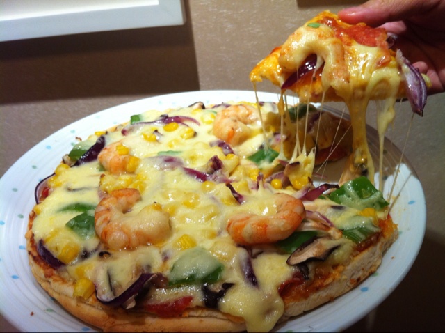 金枪鱼火腿pizza
