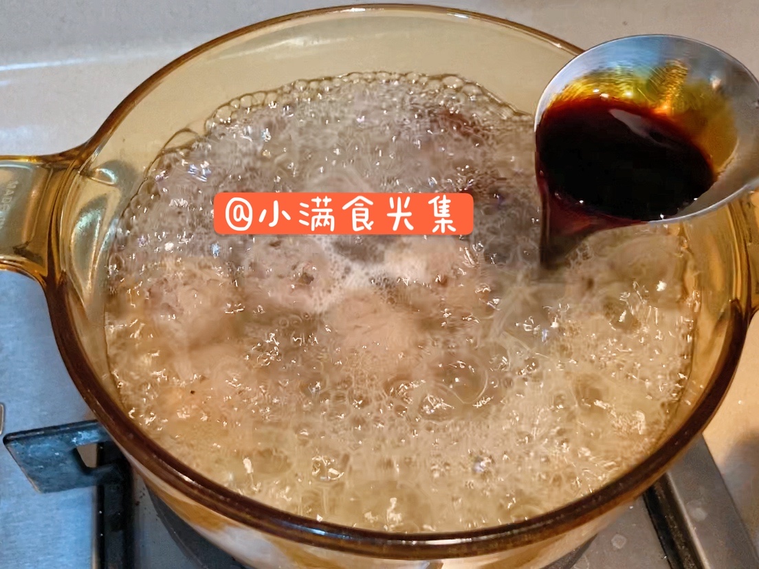 晚餐【潮汕牛肉丸粉丝汤】Q弹肉丸汤、超下饭的做法 步骤7