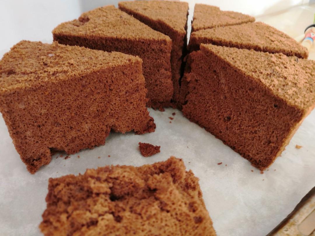 8寸可可戚风蛋糕