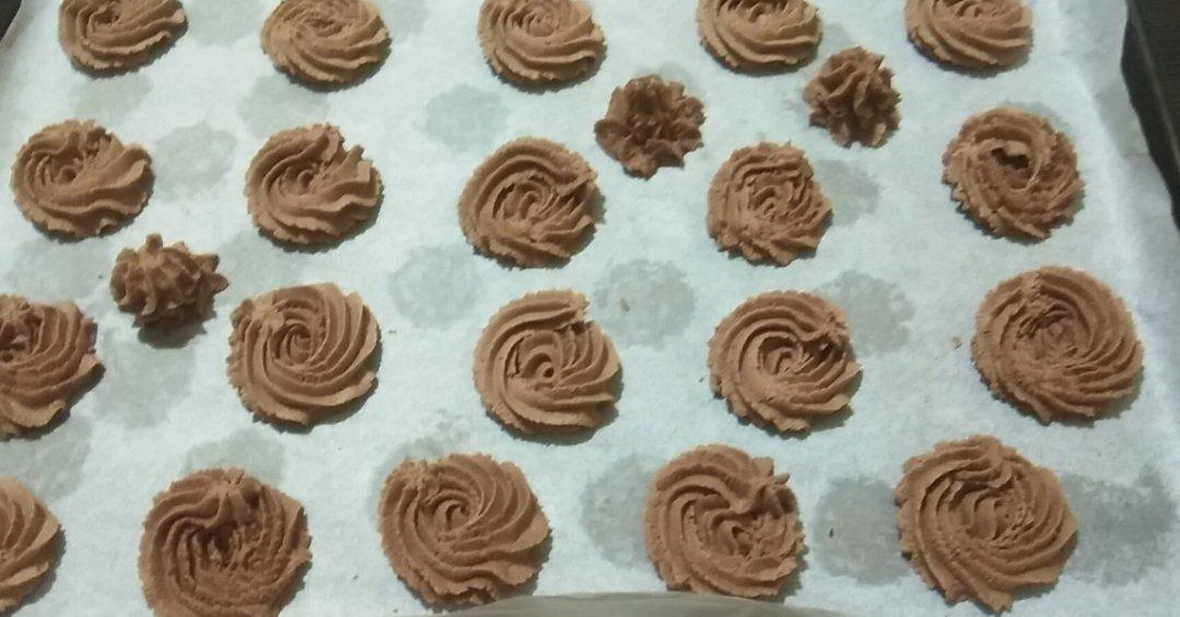 (珍妮曲奇+网红曲奇)咖啡小花配方/烘焙视频饼干篇2