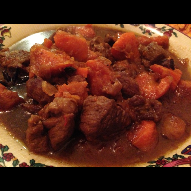 红焖羊肉炖胡萝卜