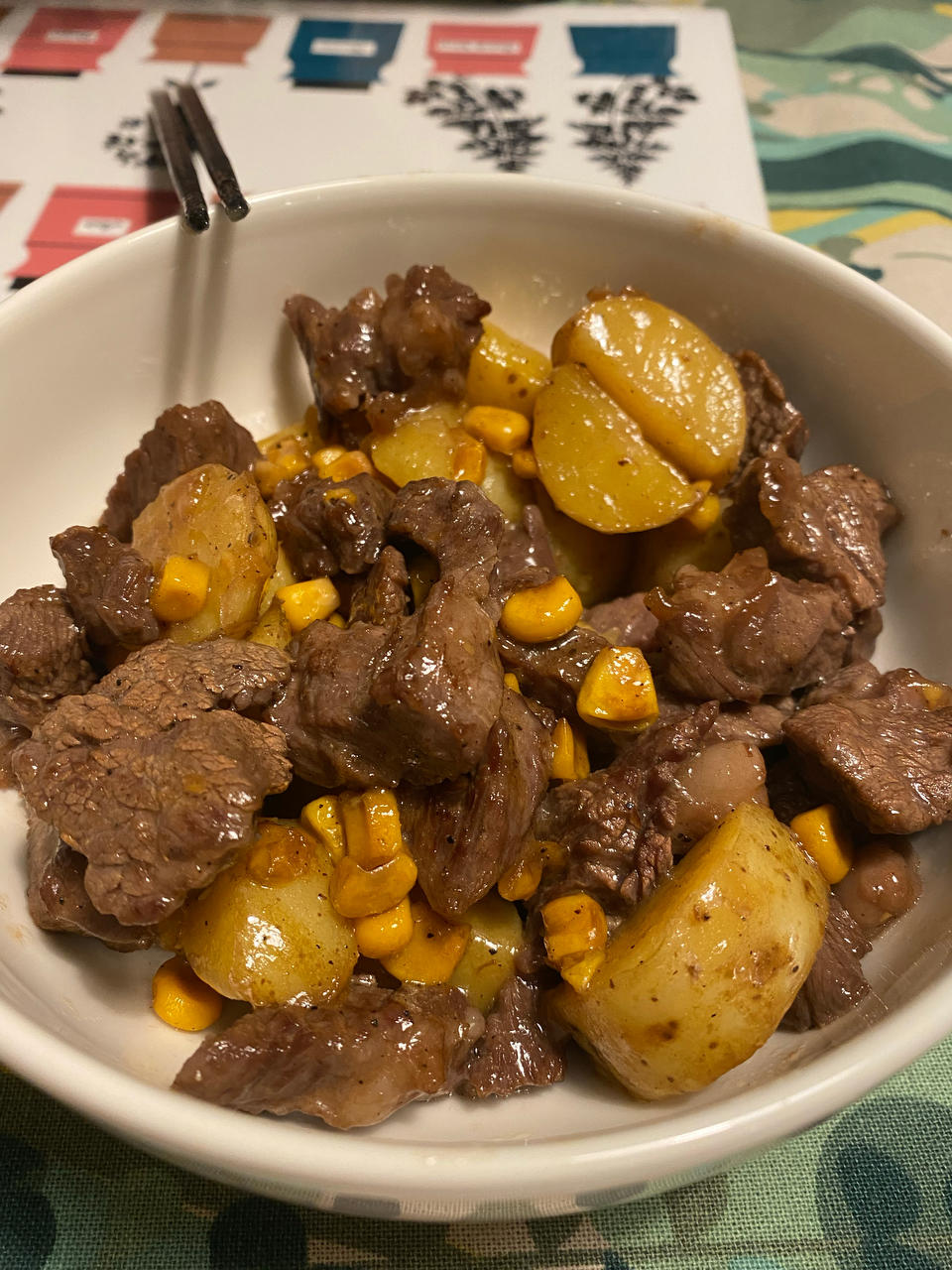 黑椒酱汁牛肉饭