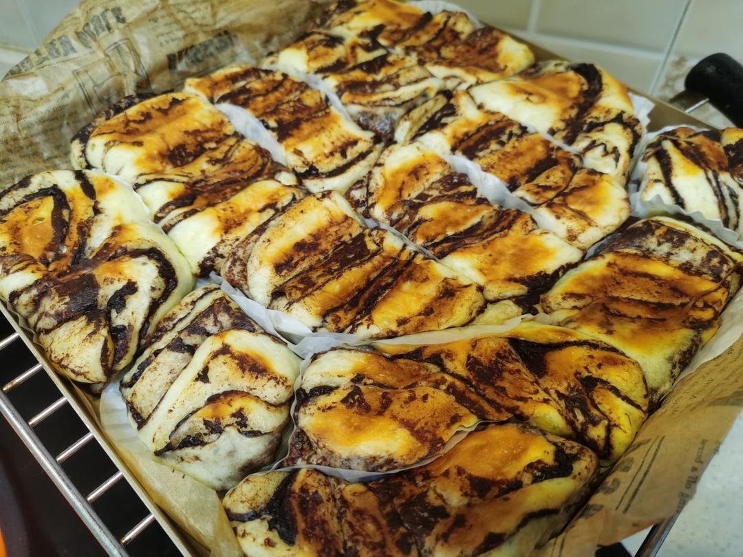 巧克力鲜奶小面包