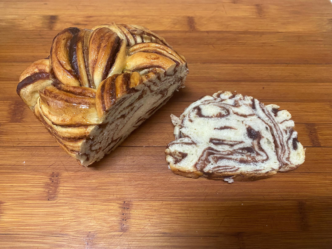 豆沙大理石吐司