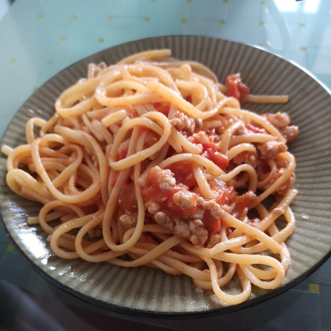 番茄肉酱意大利面