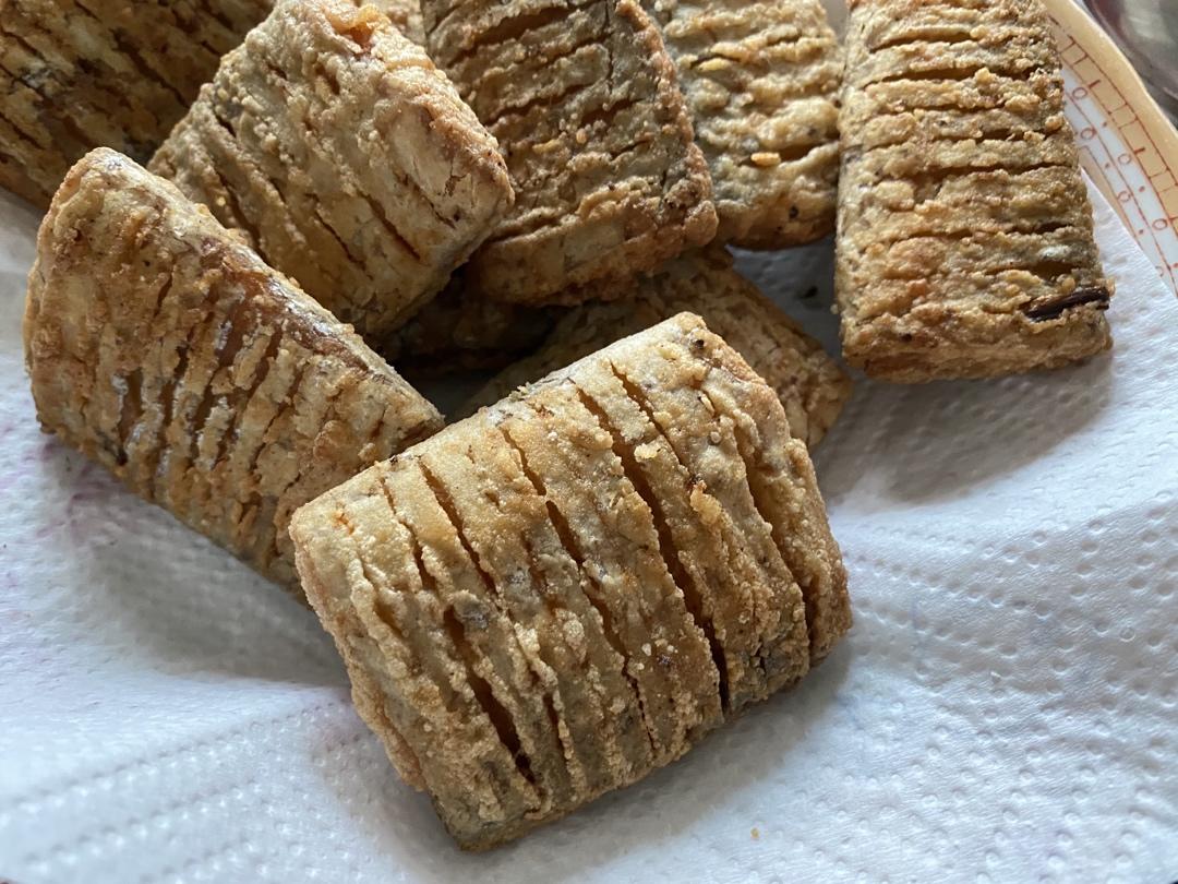 酥酥斑马纹带鱼（香酥椒盐炸带鱼）