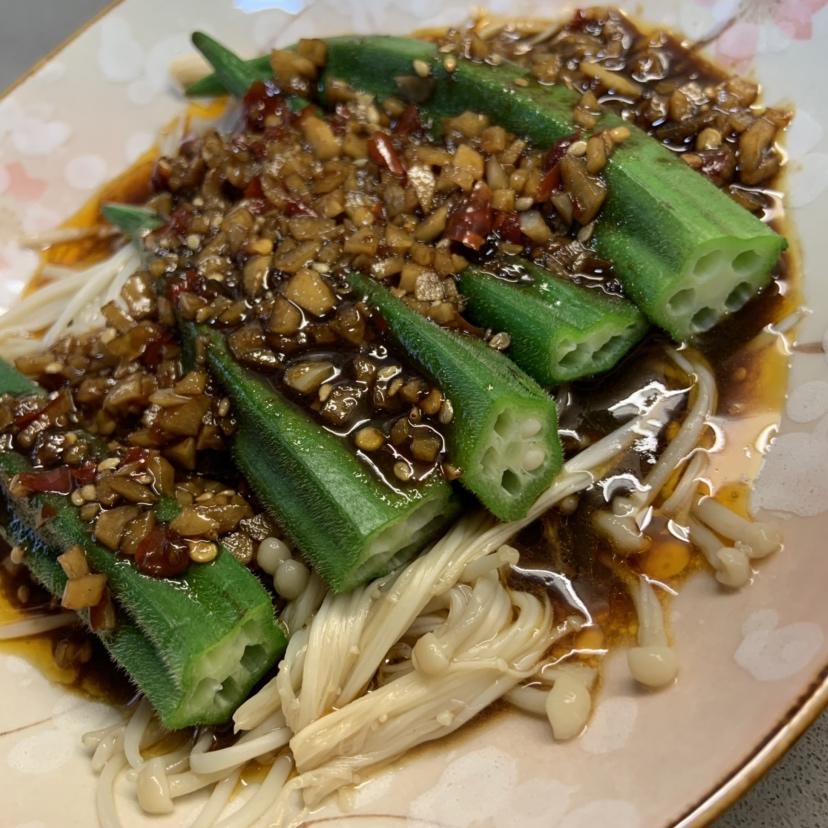 蒜蓉秋葵