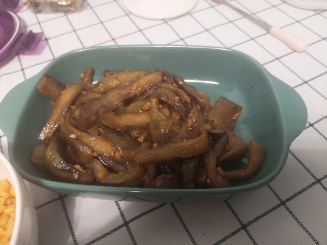 蒜蓉炒茄子（不油炸）