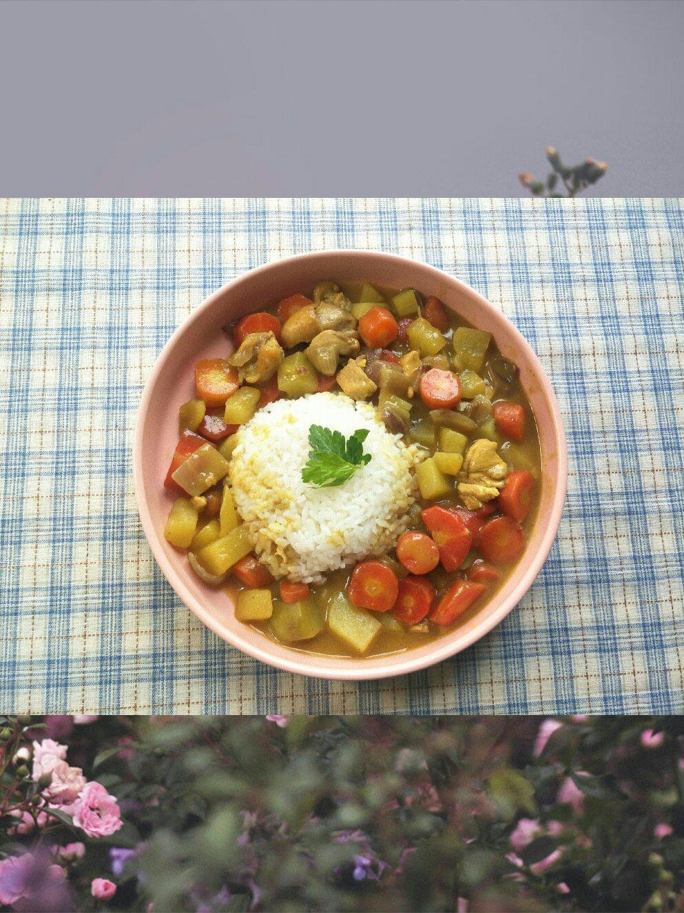 咖喱鸡肉饭
