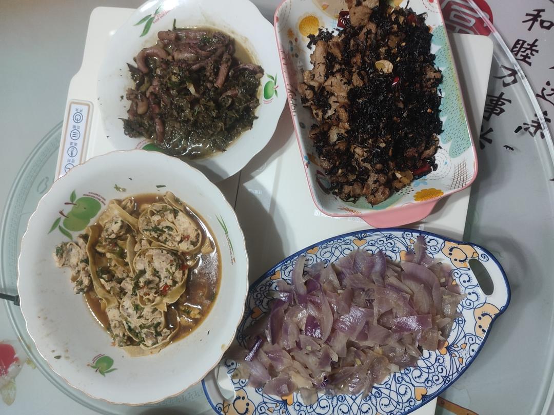 家庭版千张肉卷