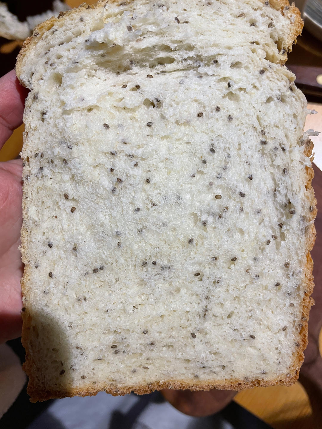 奇亚籽麦麸吐司面包(一次发酵)