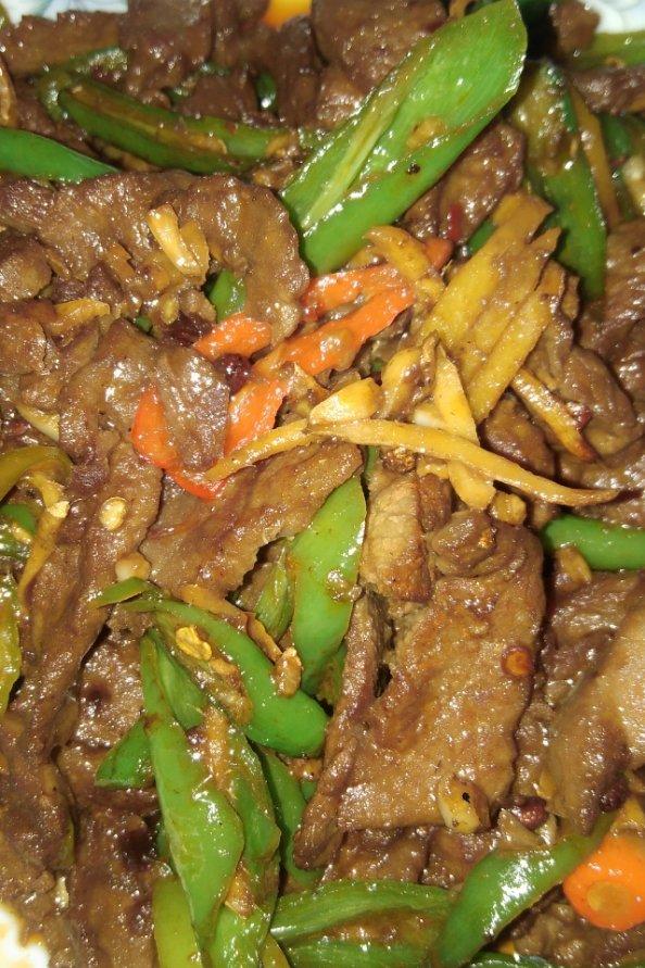 青椒炒牛肉