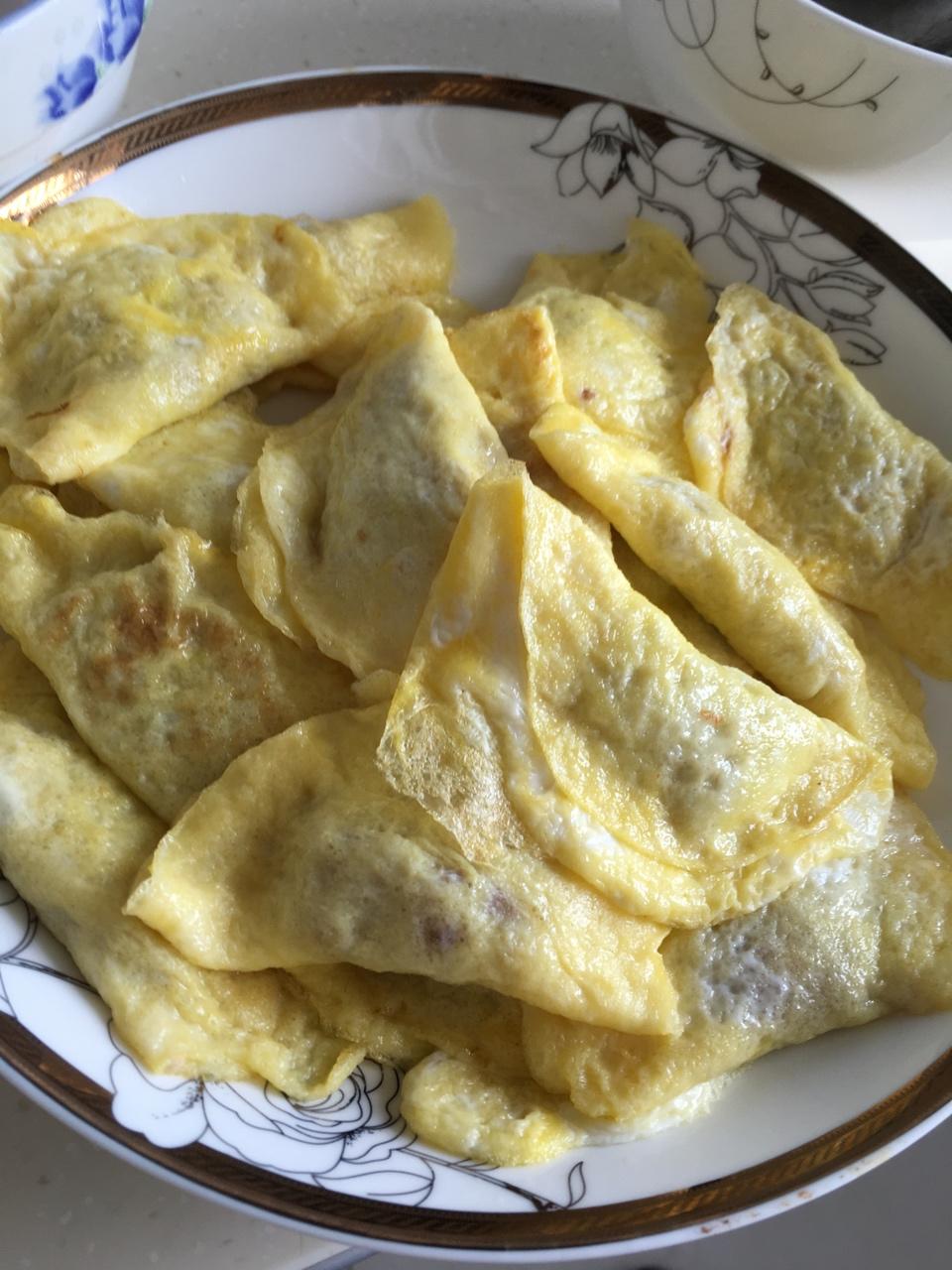 蛋饺（平底锅版)