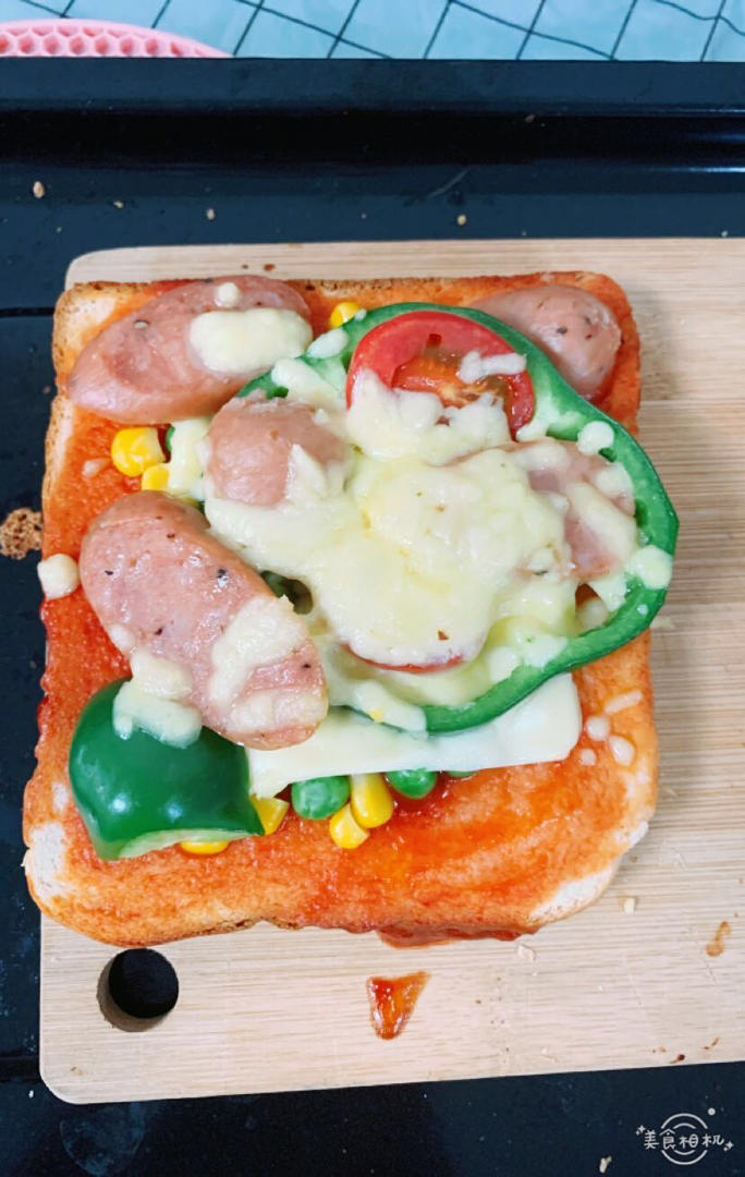 一人份吐司披萨【最好吃的披萨·快手营养早餐】