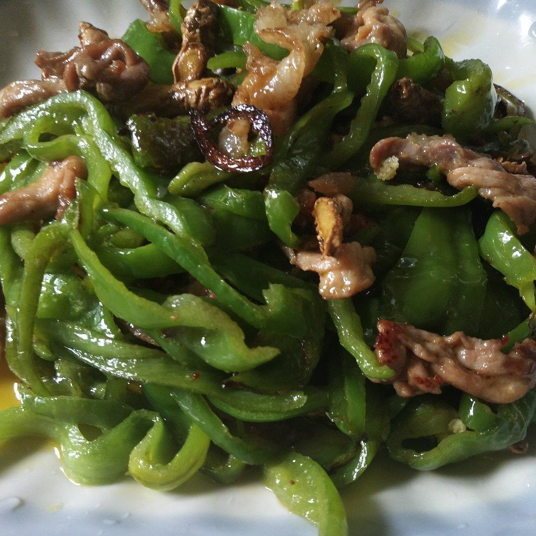 青椒炒肉丝