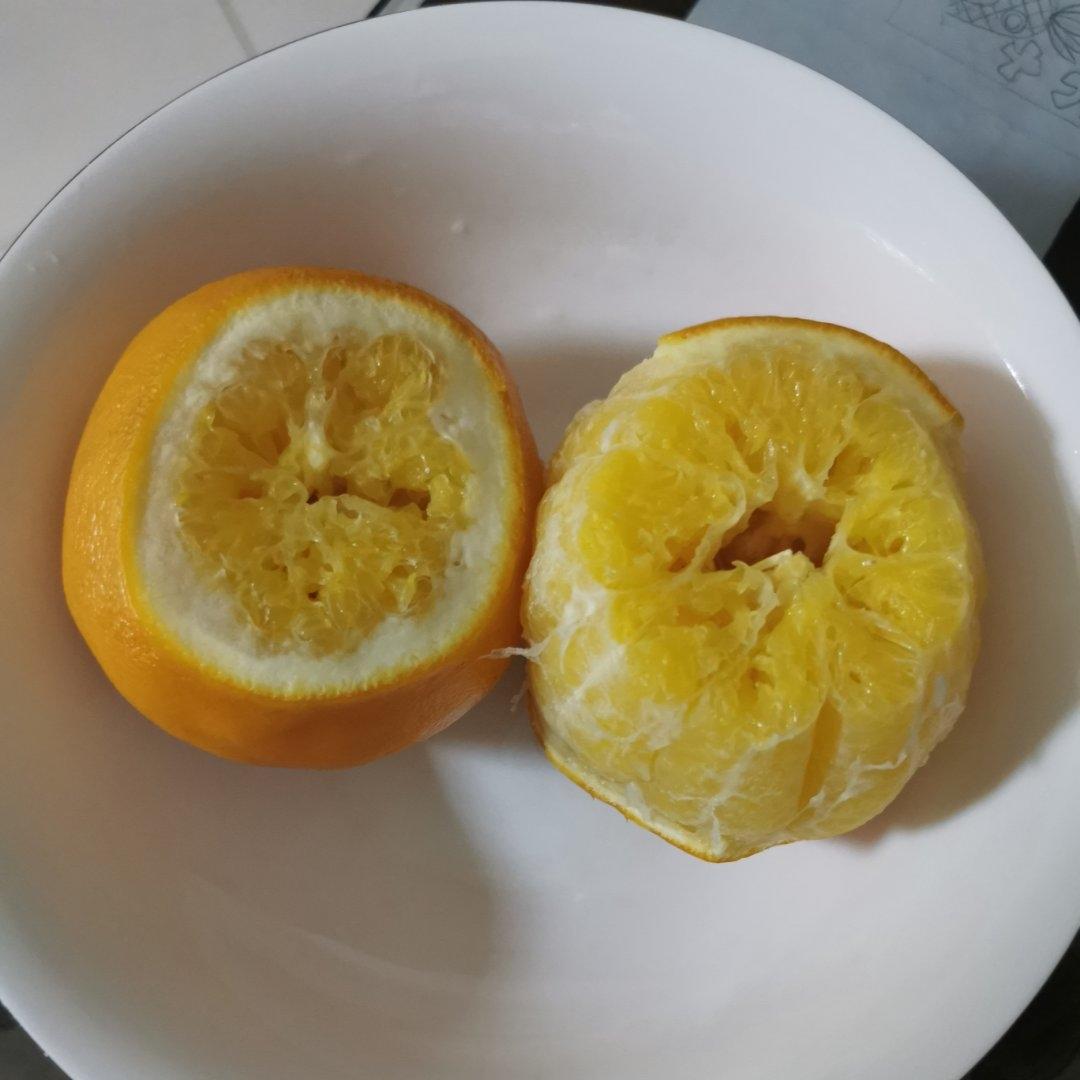 盐蒸橙子，治疗咳嗽，（详细步骤图）