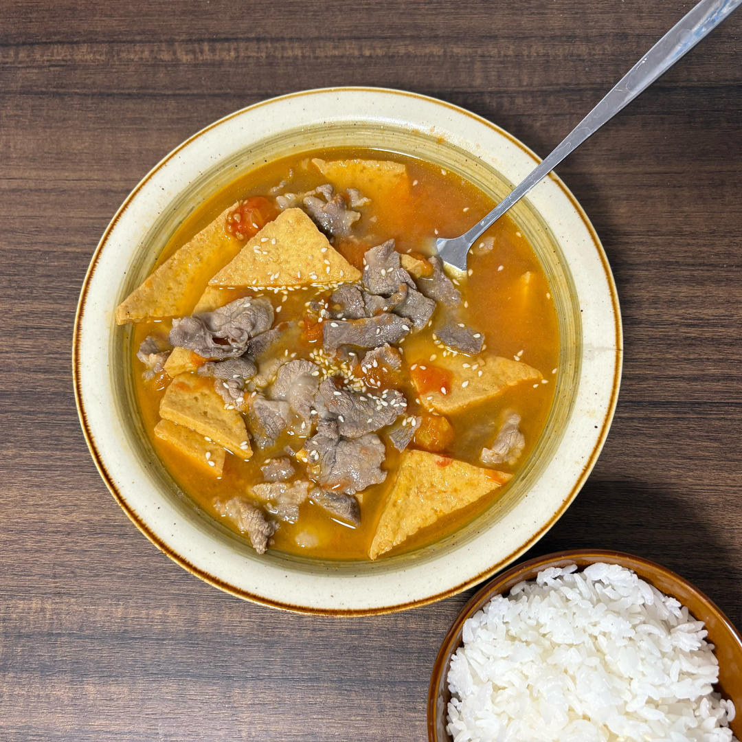 番茄滑肉煲｜酸爽开胃！肉片超级嫩滑