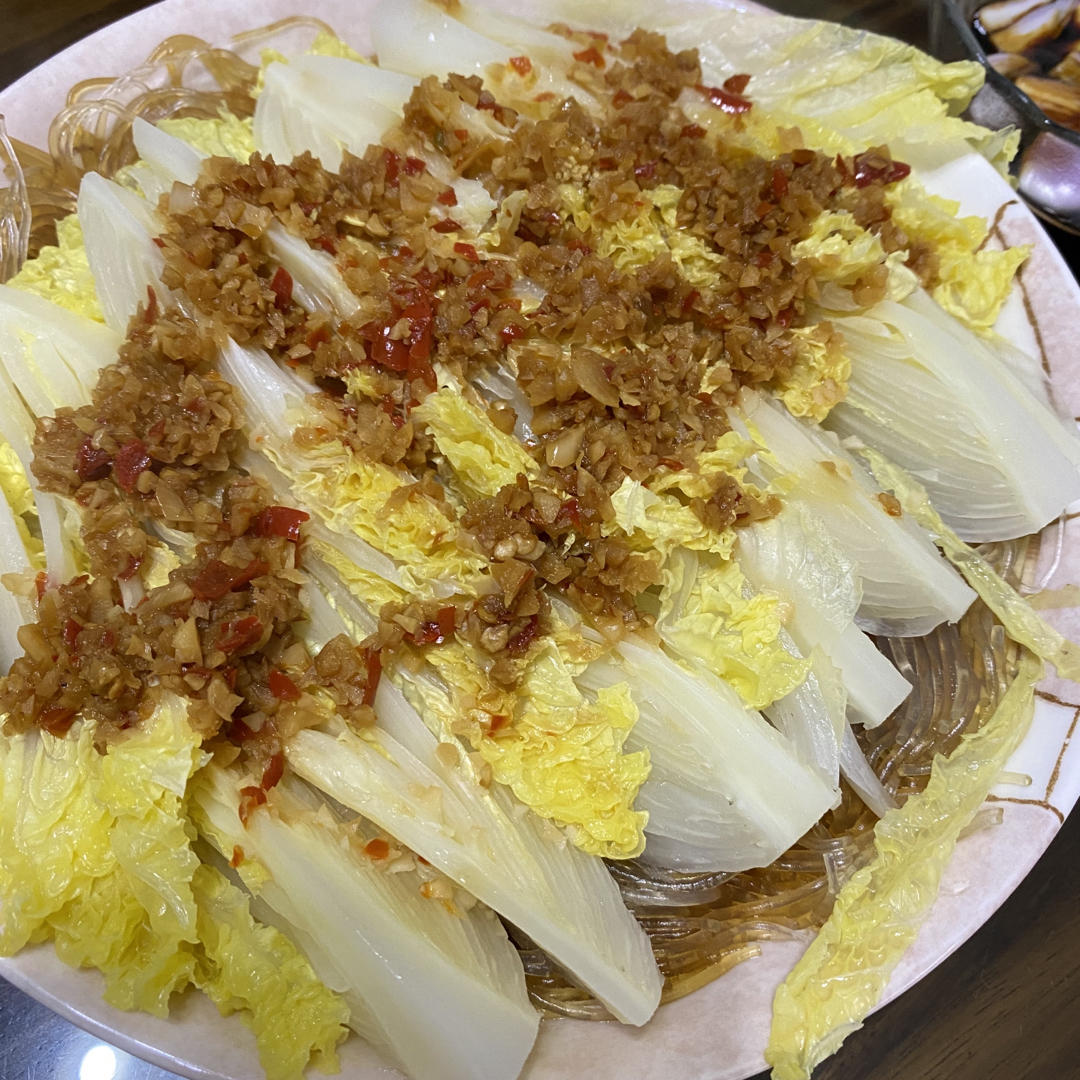 蒜蓉粉丝娃娃菜